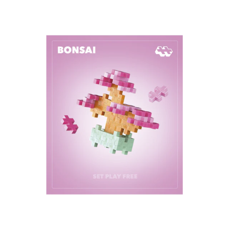 Plus-Plus Bonsai Roz - Set Constructie Creativ