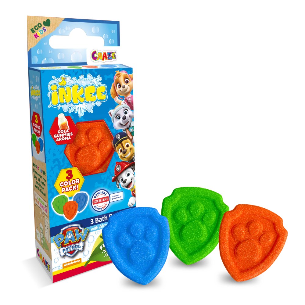 Bombe Baie Paw Patrol Inkee Craze 3 buc - imagine 6
