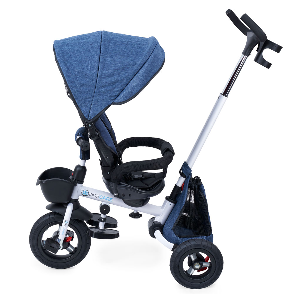 Tricicleta KidsCare Davos Albastru Pliabilă - imagine 2