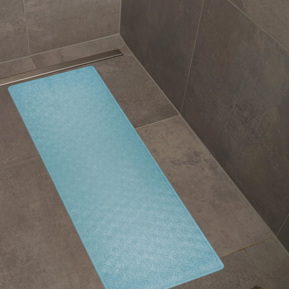 Covor Baie Antialunecare Reer XL, Albastru - imagine 4