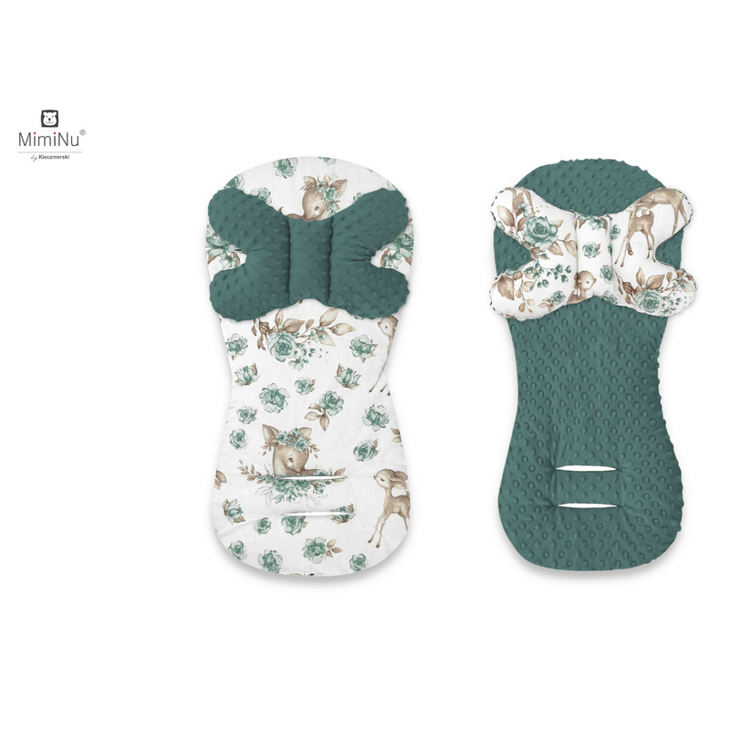 MimiNu Set Protecție Textilă și Pernă Butterfly Mint - imagine 2