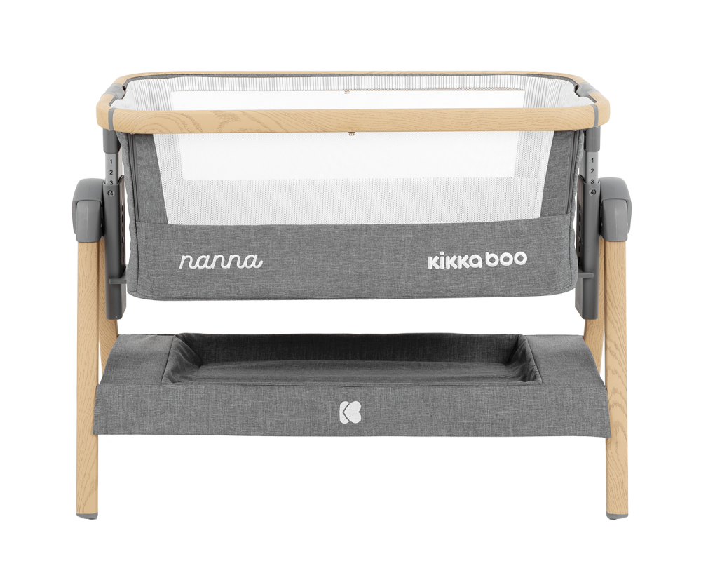 Patut Co-Sleeper KikkaBoo Nanna Dark Grey - imagine 2