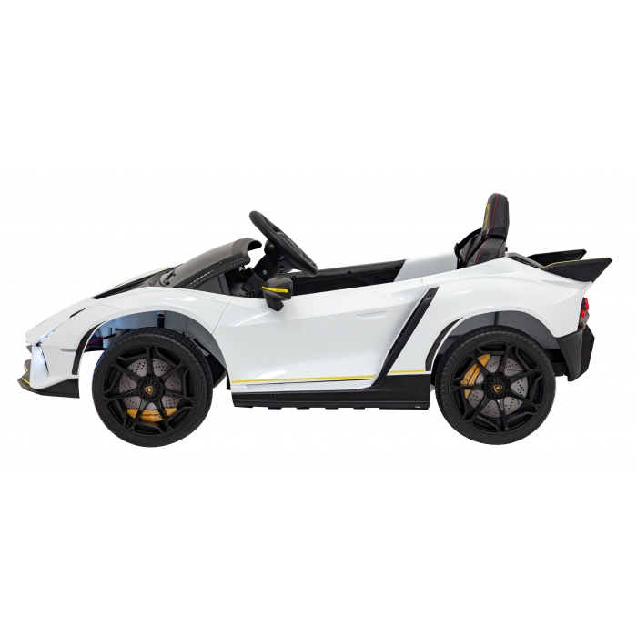 Masinuta Electrica Lamborghini Alb 140W cu Telecomanda - imagine 5