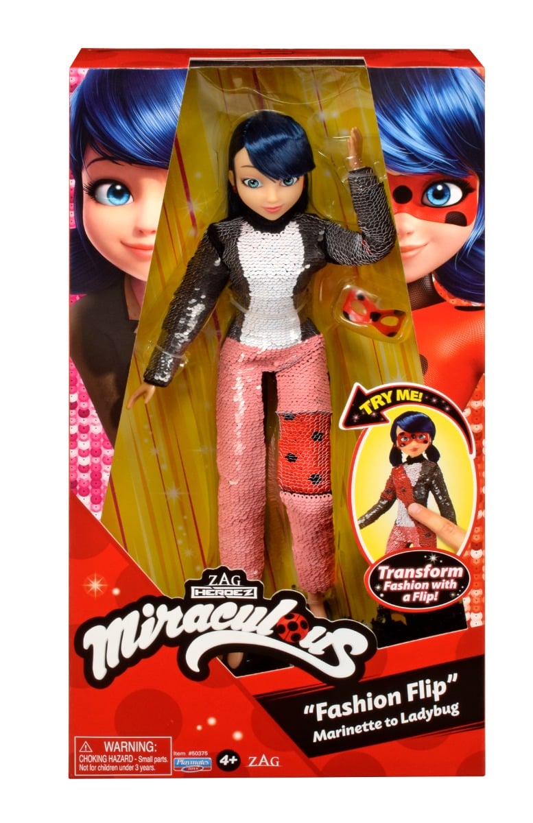 Păpușă Miraculous Marinette to Ladybug cu Paiete