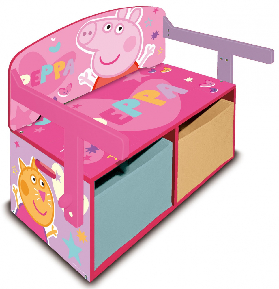 Mobilier 2 in 1 Peppa Pig Arditex | Depozitare Jucării - imagine 2