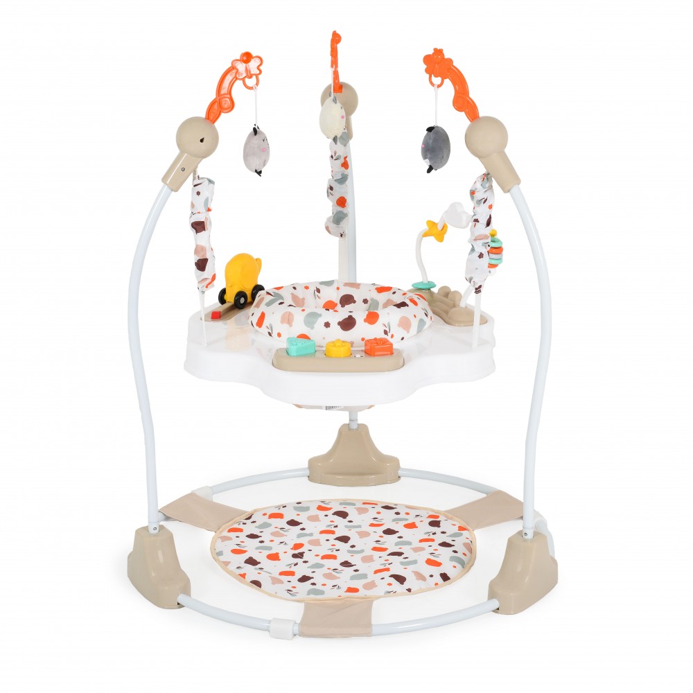 Jumper Moni Magic Fun Beige cu Scaun Rotativ 360° - imagine 8