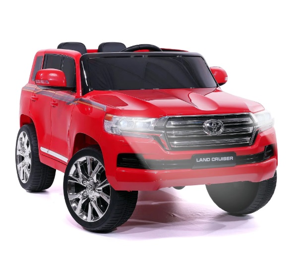 Masinuta Electrica Toyota Landcruiser Rosu - imagine 6