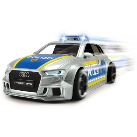 Dickie Toys Audi RS3 Politie 1:32 cu Lumini - imagine 5