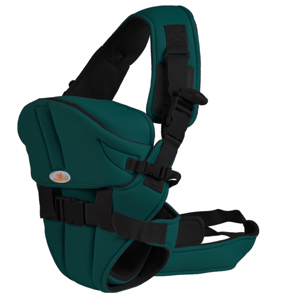 Marsupiu Cangaroo Carry Go 2, 6 Pozitii, Brittany Blue - imagine 2