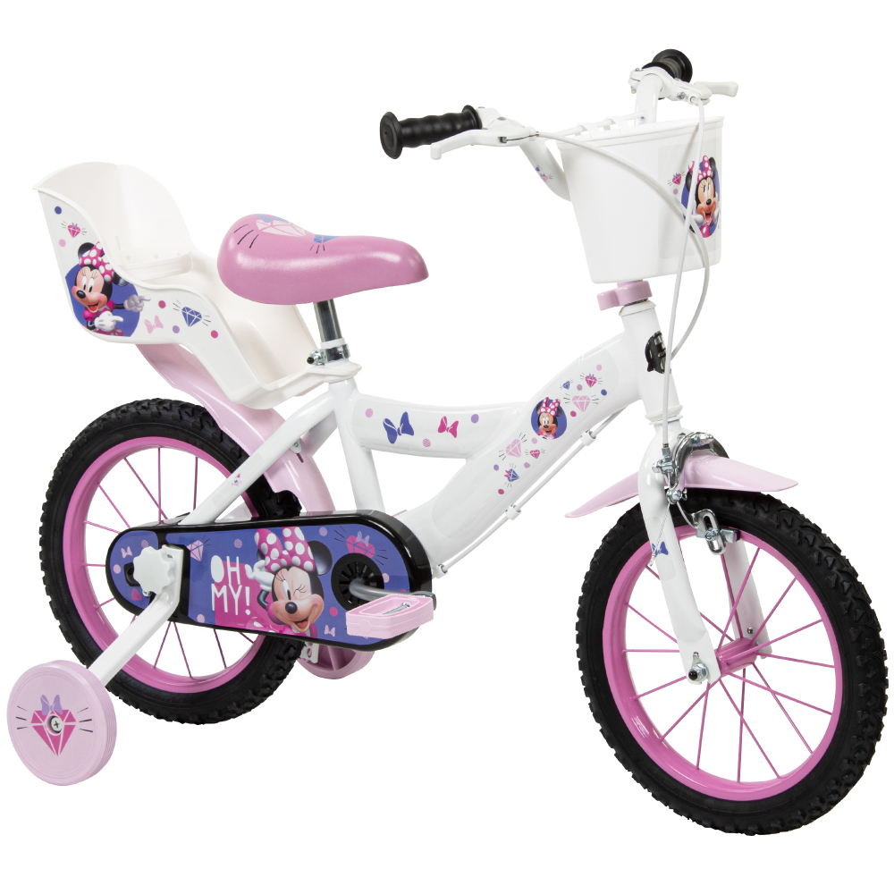 Bicicleta Huffy Minnie 14" cu roti ajutatoare - imagine 8
