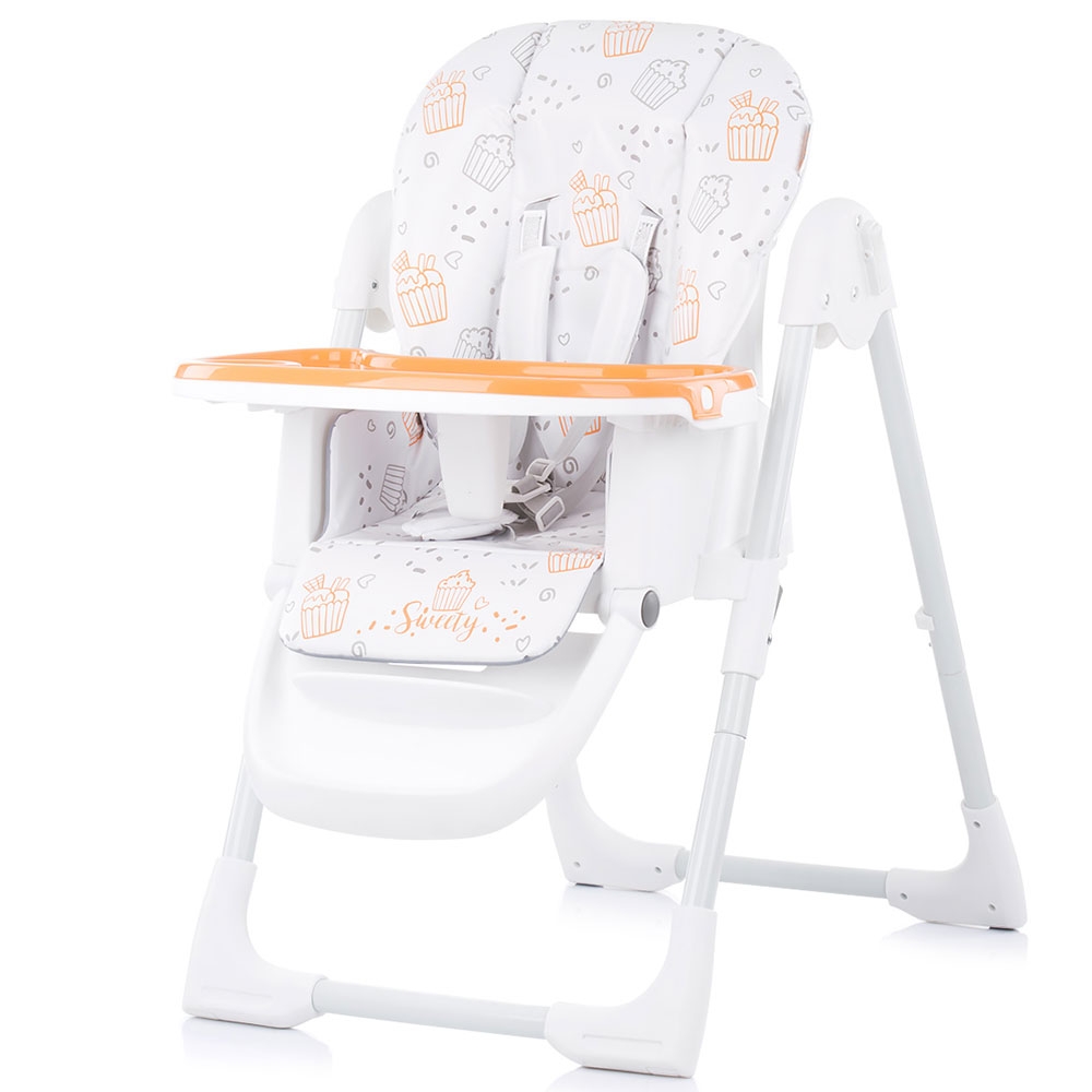 Scaun de Masa Chipolino Sweety Tangerine, Confortabil