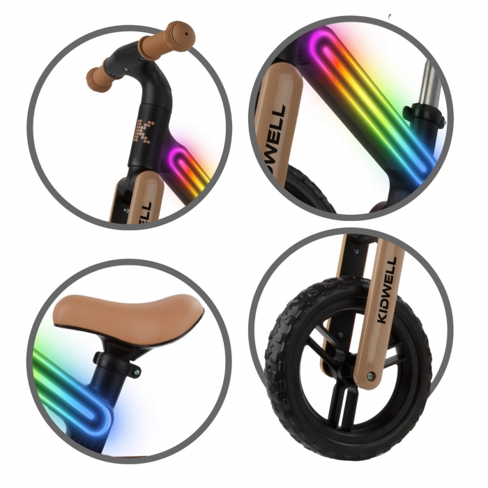 Kidwell Suno Bicicletă Fără Pedale cu LED - imagine 3