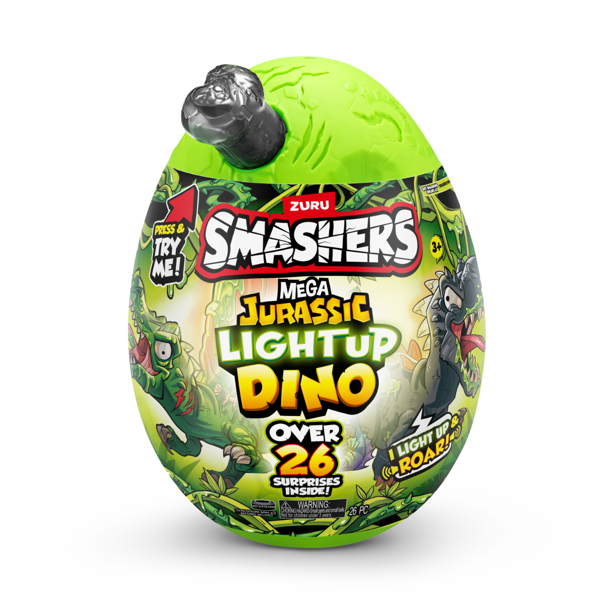 Figurina Dinozaur in Ou Smashers, Light-Up