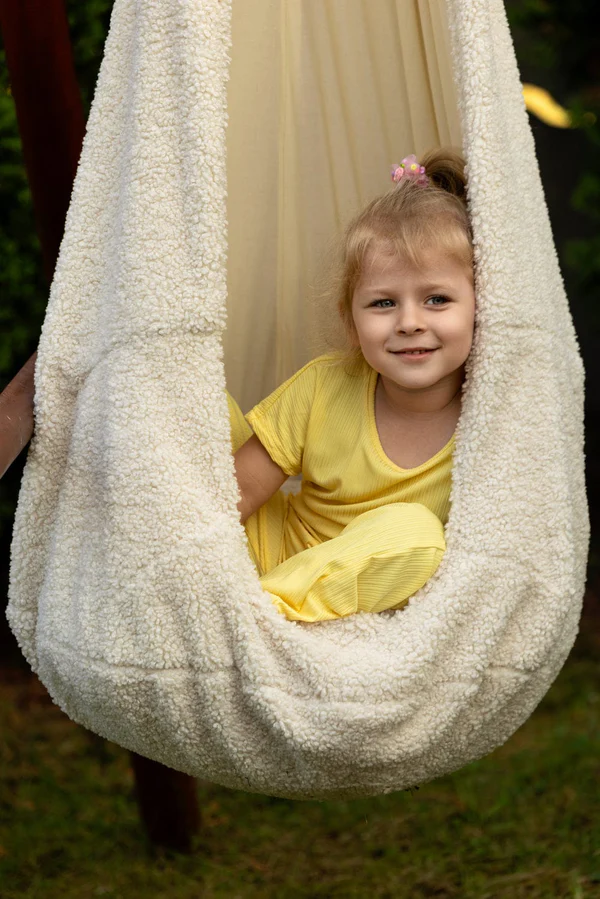 Leagan Cocon Copii MeowBaby Boucle | Confort - imagine 4