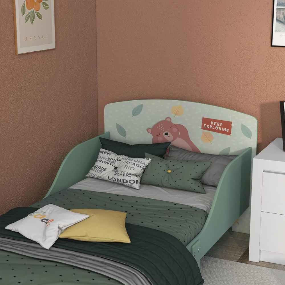 Pat junior Ginger Home 130x70 cu protecție - imagine 6