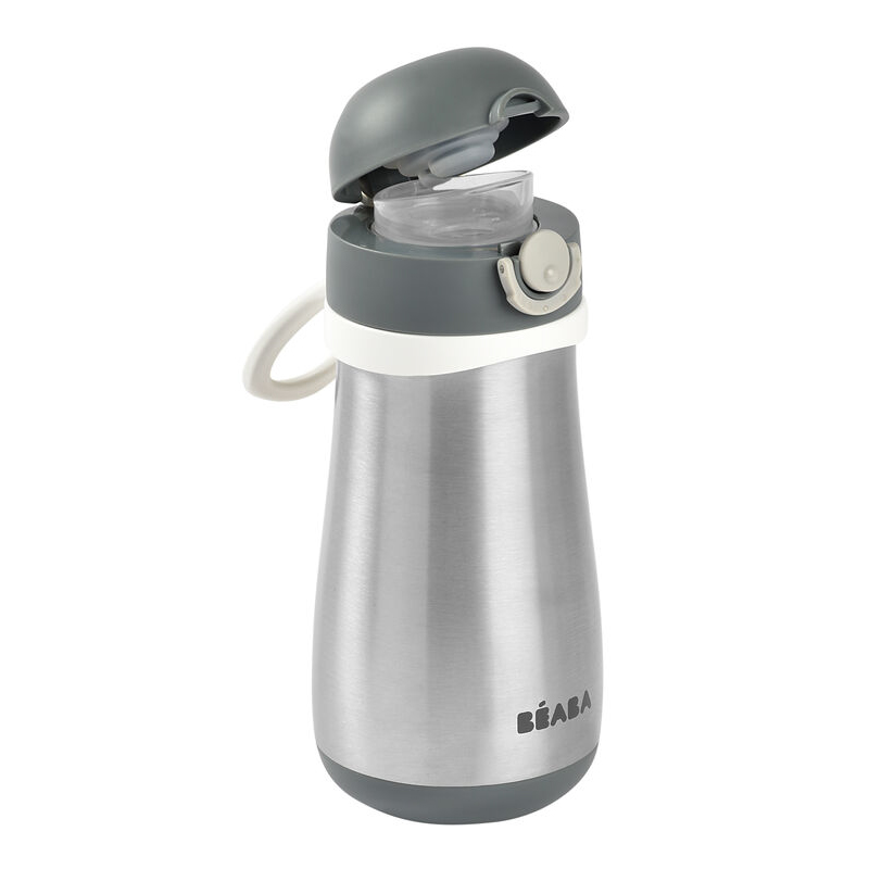 Termos Beaba 350 ml Mineral Grey, Inox - imagine 5