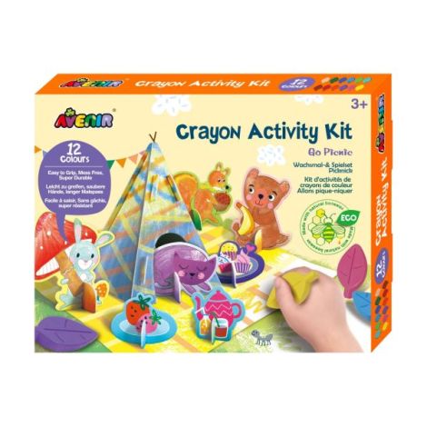 Avenir Kit La Picnic cu Creioane Colorate Spalabile