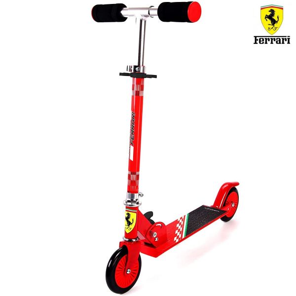 Trotineta Pliabila Ferrari Red, Ghidon Reglabil - imagine 5