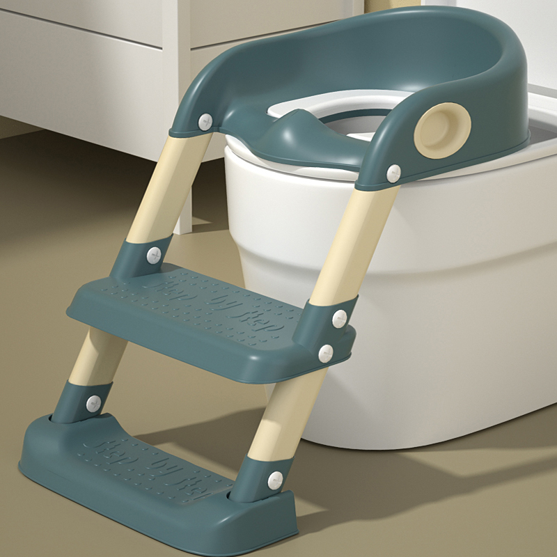 Reductor toaleta Little Mom Potty Green, Pliabil - imagine 2