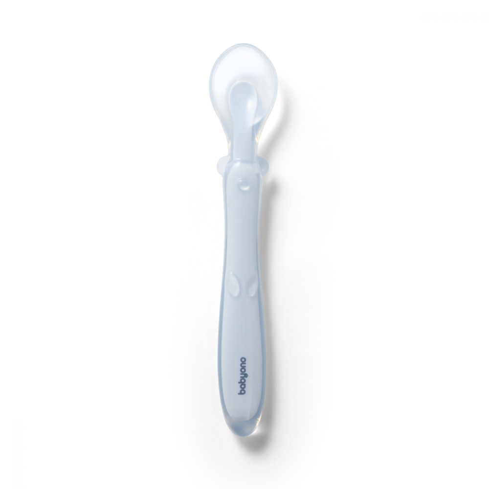 Linguriță flexibilă silicon Babyono albastră - imagine 5