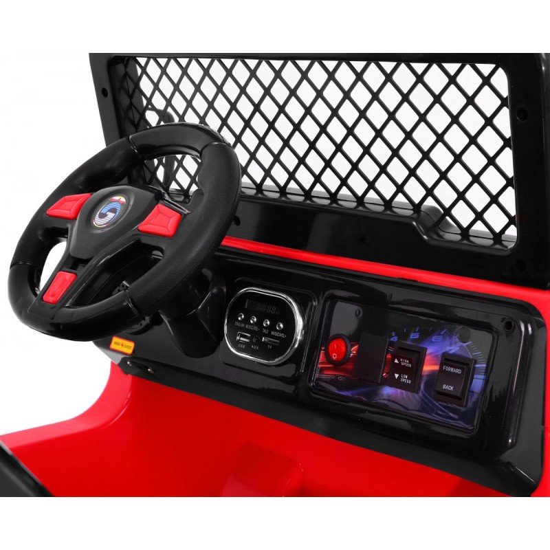 Nichiduta Jeep 4x4 Negru 2 Locuri | 90W MP3 - imagine 7