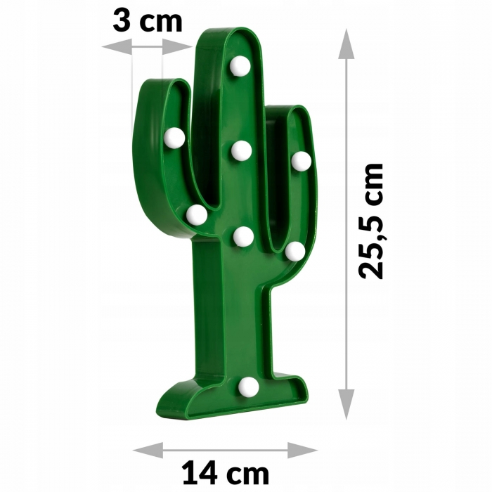 Lampa de Veghe Ricokids Cactus Verde - LED - imagine 2