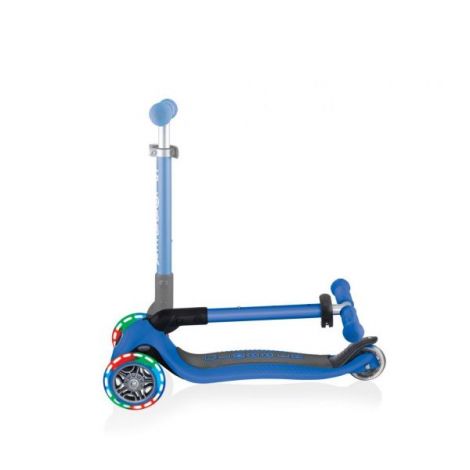 Trotineta Globber Primo Lights Pliabila Albastru - imagine 6