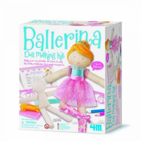 4M Set Creativ Păpușă Balerină Fă-o Singur