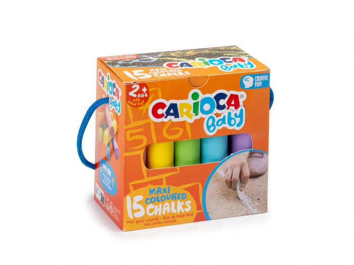 Creta Carioca Baby, 15 bucati, 6 culori