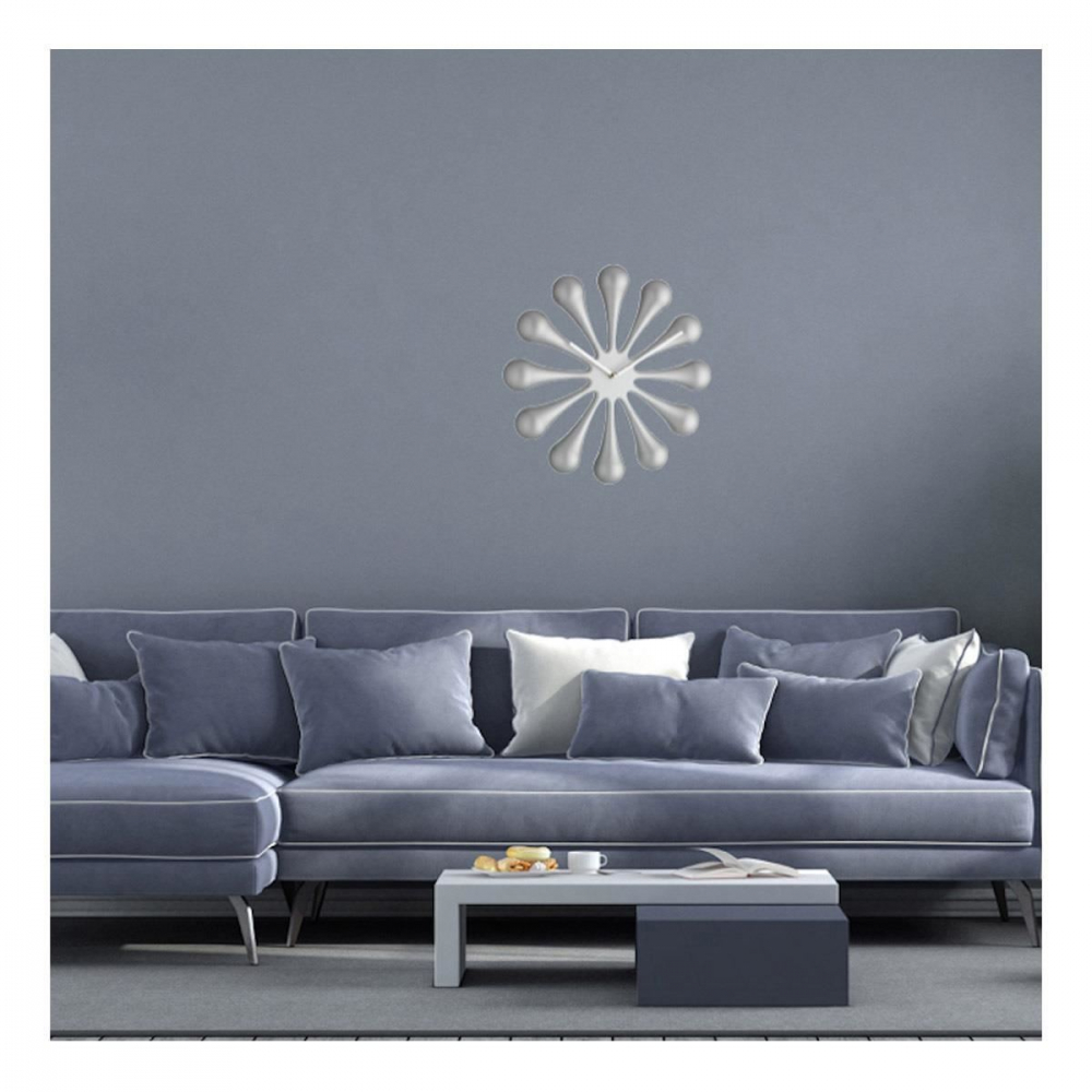 Ceas Tfa Astro Argintiu - Design Modern - imagine 3