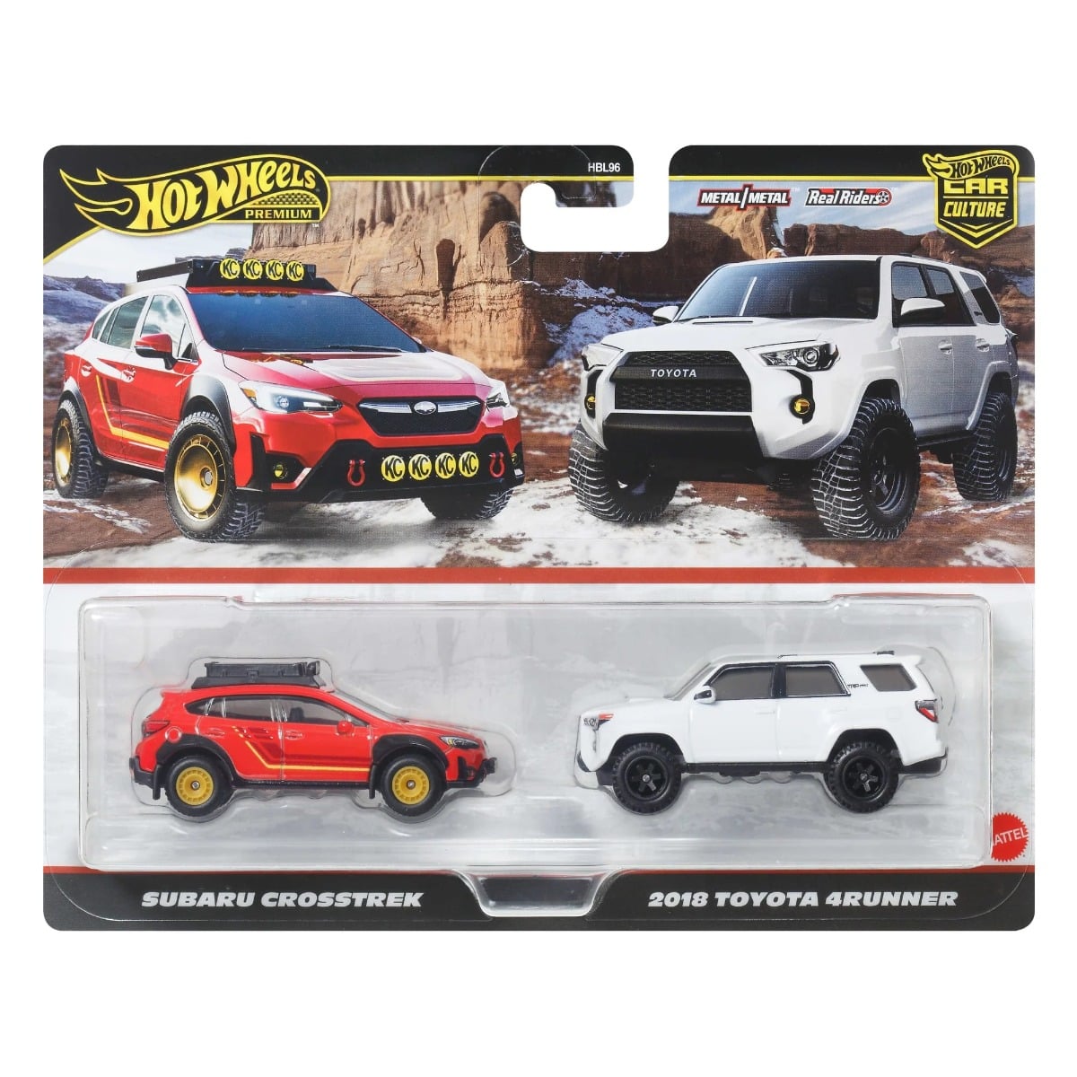 Set 2 Masini Hot Wheels Subaru Crosstrek & Toyota 4Runner