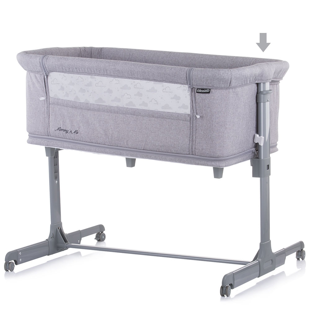 Patut Co-Sleeper Chipolino Mommy'n Me Grey Clouds - imagine 5