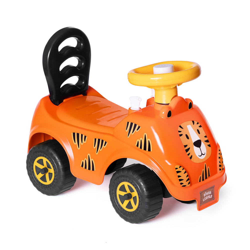 Mașinuță Tiger Jungle Orange Guclu Toys | Cu Spătar - imagine 2