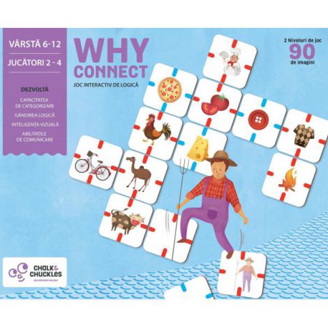 Why Connect? - Joc Logică Chalk & Chuckles - imagine 5