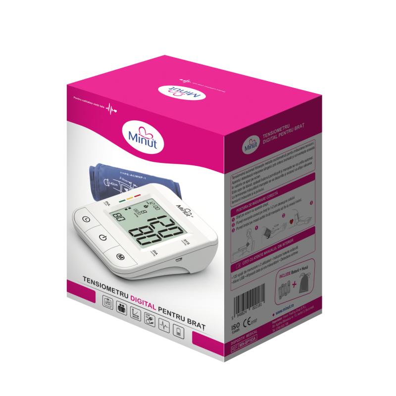 Minut BP163A - Tensiometru Digital Precis
