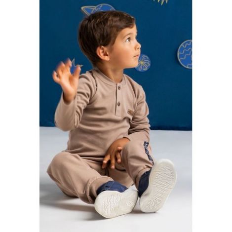 Bluza Nicol Star bumbac maro 122 - imagine 2