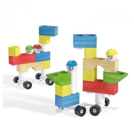 Quercetti Modi Bloc - Joc constructie creativ 30 piese - imagine 4