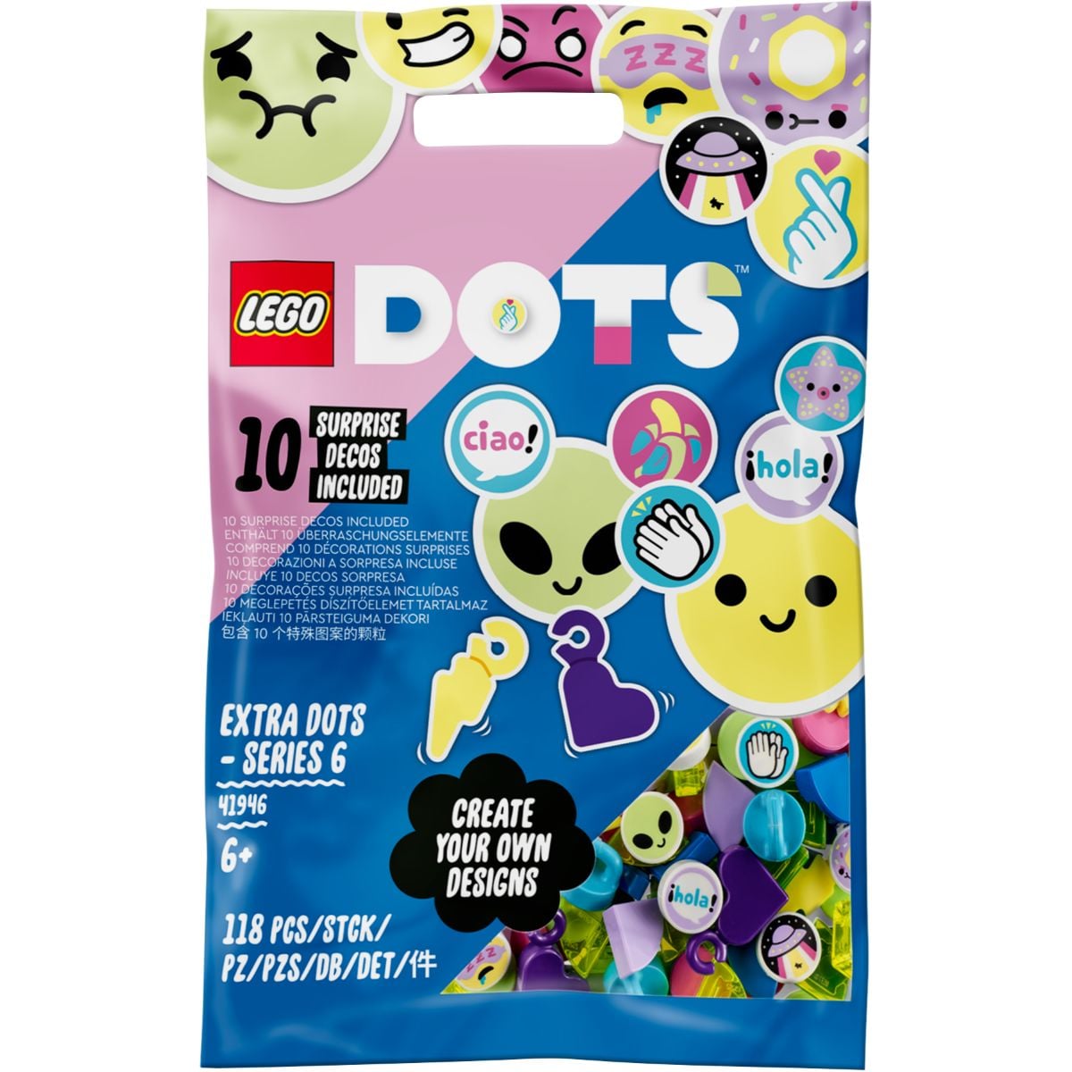 LEGO DOTS Extra Seria 6 41946 - 118 Piese