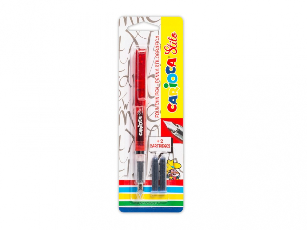 Stilou Carioca Stilo + 2 Rezerve - Scris Cursiv