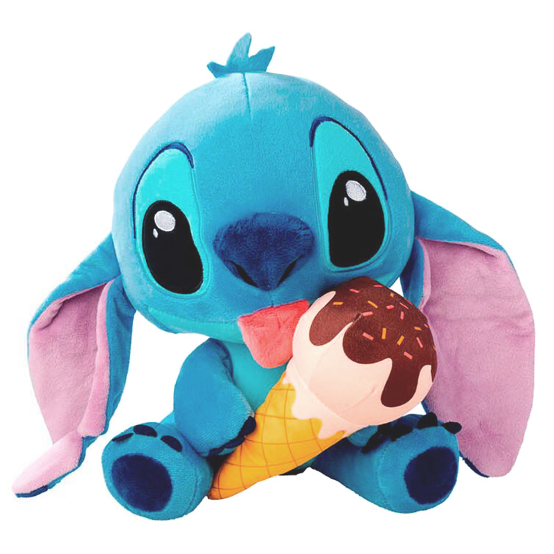 Jucărie Plus Disney Stitch cu Ice Cream, 25 cm