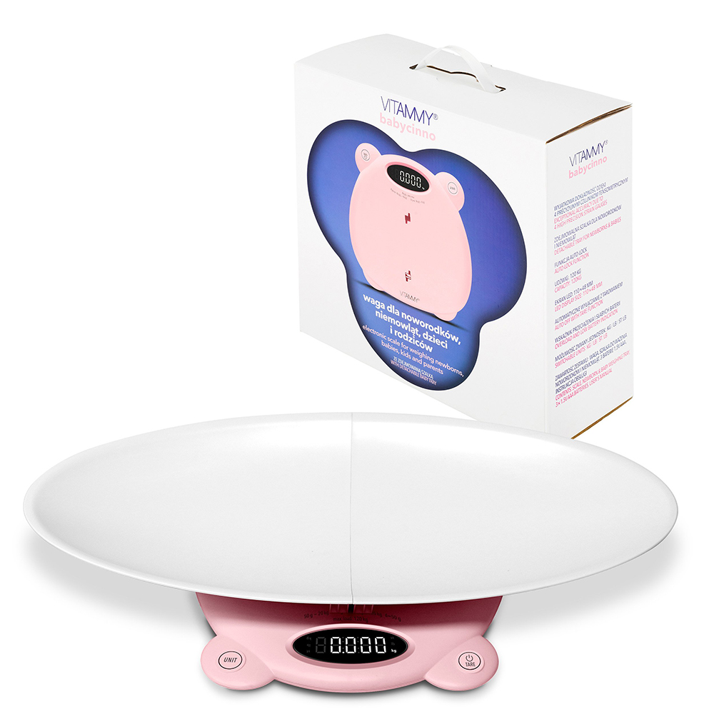 Cantar Electronic Vitammy Babycinno 4 in 1 Roz