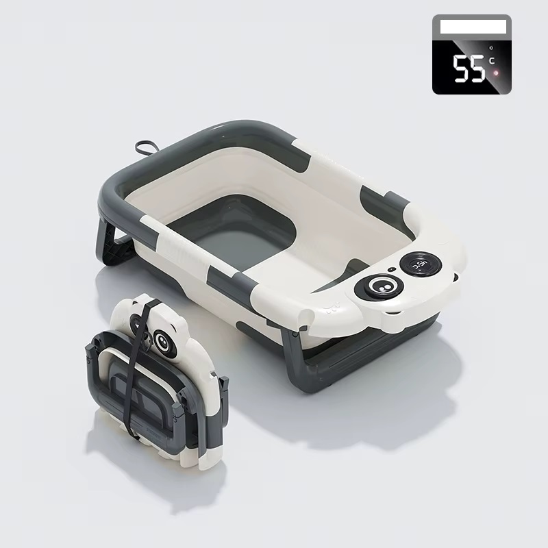 Cadita Little Mom Panda Ultra-pliabilă - imagine 2