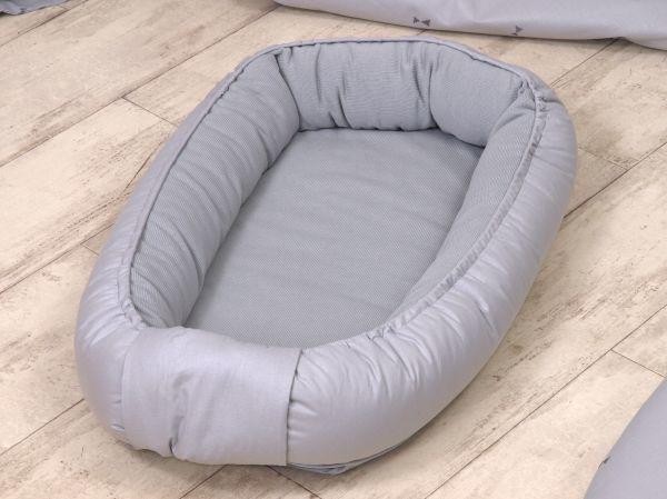 Baby Nest Pure Tricot Grey Amy 70x45 cm
