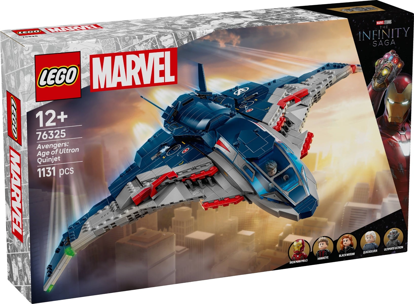 LEGO Marvel Quinjet 76325 | Set 1131 piese