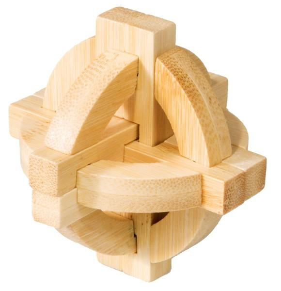 Puzzle 3D Bambus Fridolin | Joc Logic IQ
