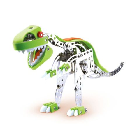Set Constructie Metal Dinozauri T-rex Ses Creative - imagine 2