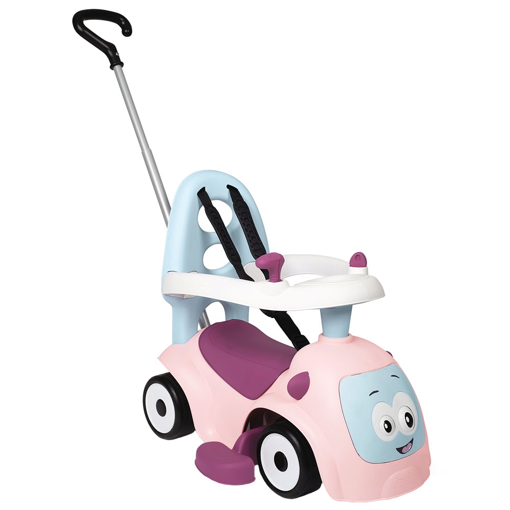 Mașinuță Smoby Maestro Pink | Cu protecție și spațiu jucării - imagine 8