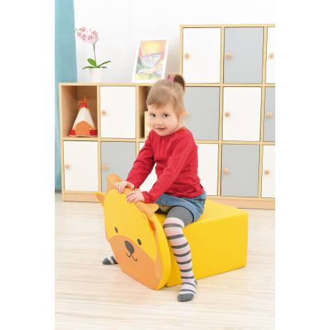 Puf pentru copii Leu Moje Bambino | Scaun moale - imagine 3