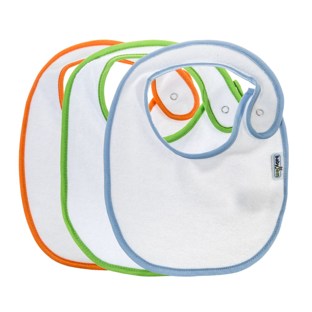 Set 3 Bavete Babyjem cu Scai din Bumbac - imagine 2