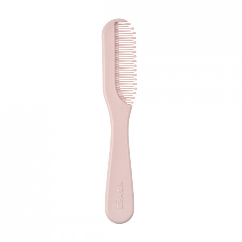 Set Perie și Pieptene Beaba Old Pink pentru Pielea Sensibilă - imagine 2